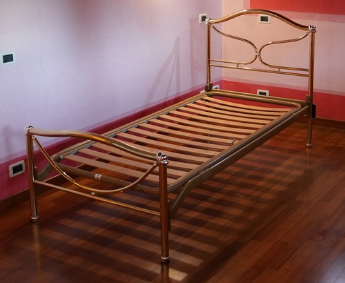 Letto ottone placcato oro - in,