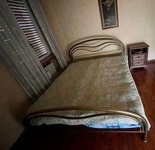 LETTO MATRIMONIALE IN OTTONE