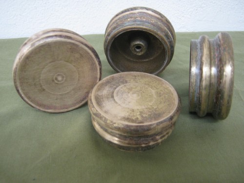 Antichi pomoli ottone set 4 - pomoli,