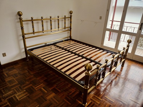 Letto matrimoniale ottone - letto,
